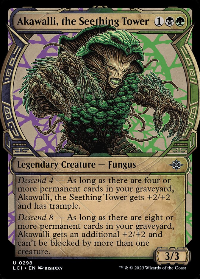 Akawalli, the Seething Tower LCI-298 The Lost Caverns of Ixalan Magic card