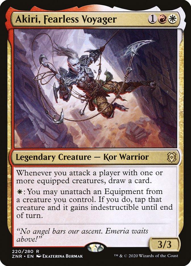 Akiri, Fearless Voyager ZNR-220 Zendikar Rising Magic card