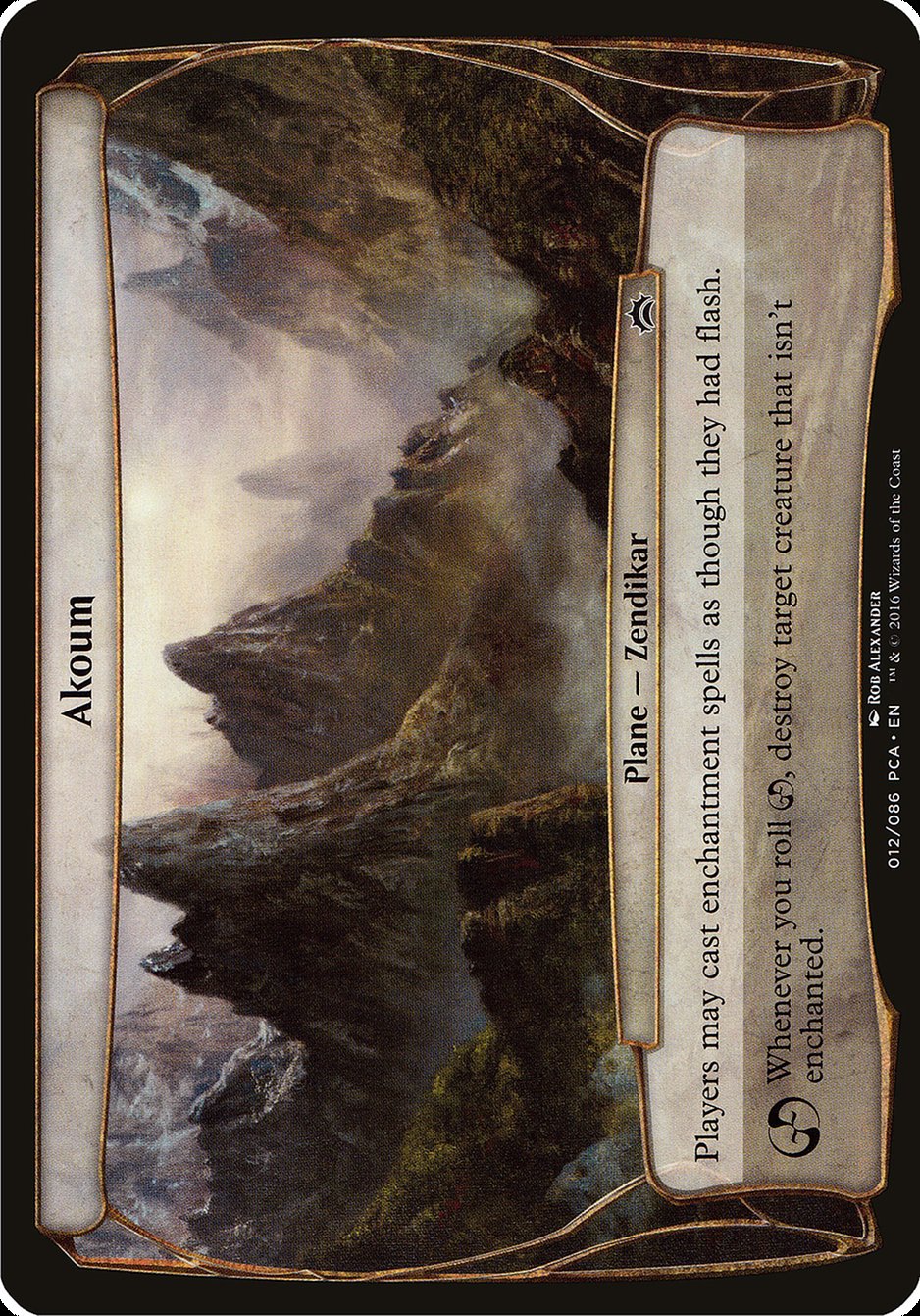 Akoum OPCA-12 Planechase Anthology Planes Magic card
