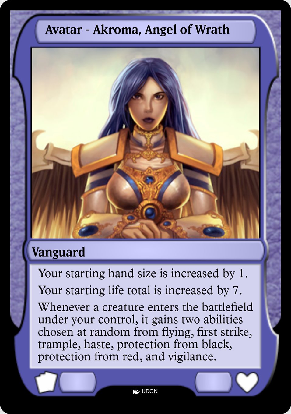 Akroma, Angel of Wrath Avatar PMOA-33 Magic Online Avatars Magic card