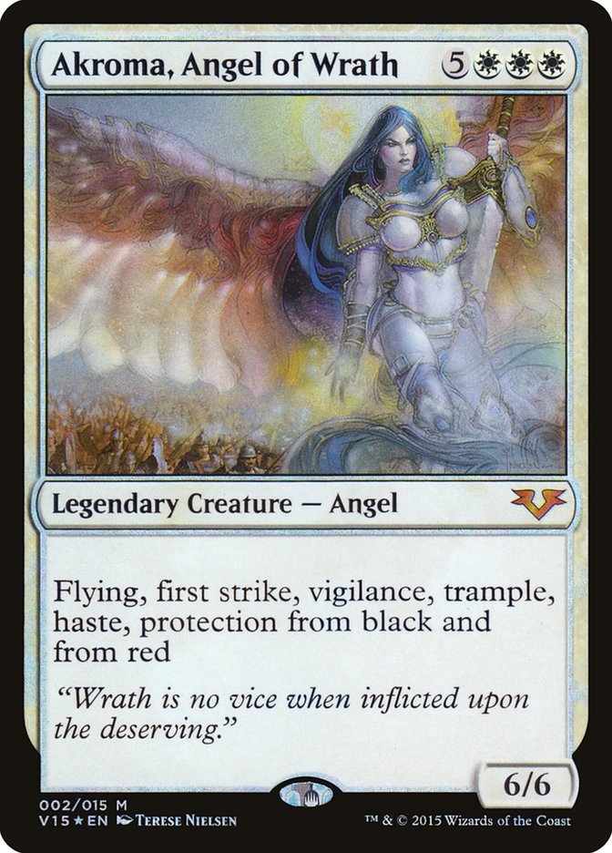 Akroma, Angel of Wrath V15-2 From the Vault: Angels Magic card