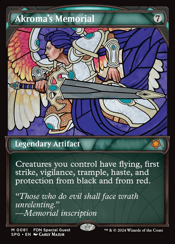 Akroma's Memorial SPG-81 Special Guests Magic card