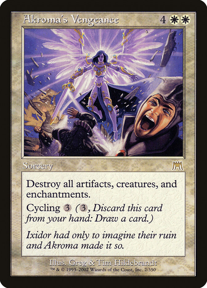 Akroma's Vengeance ONS-2 Onslaught Magic card