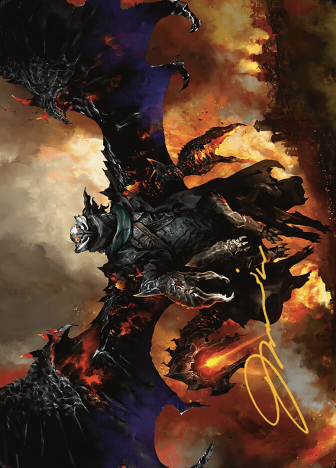 Akul the Unrepentant // Akul the Unrepentant AOTJ-16 Outlaws of Thunder Junction Art Series Magic card