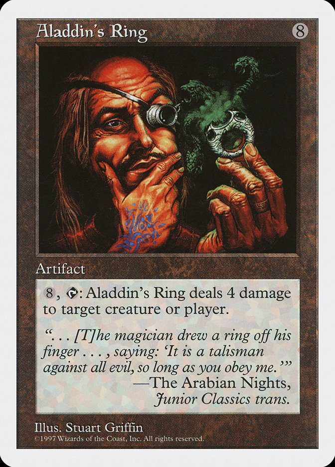 Aladdin's Ring 5ED-346 Fifth Edition Magic card