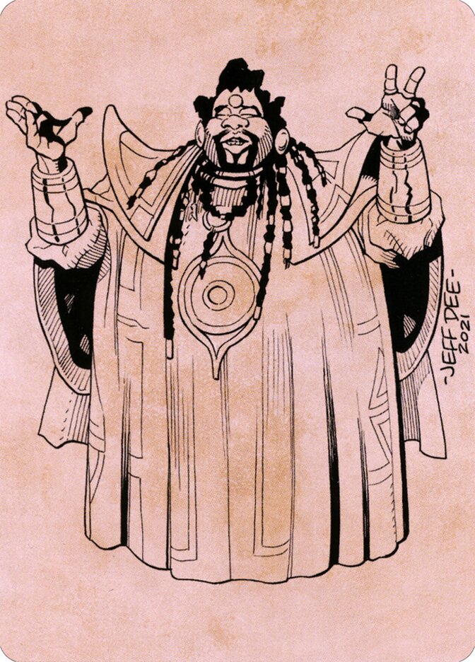 Alaundo the Seer // Alaundo the Seer ACLB-61 Battle for Baldur's Gate Art Series Magic card