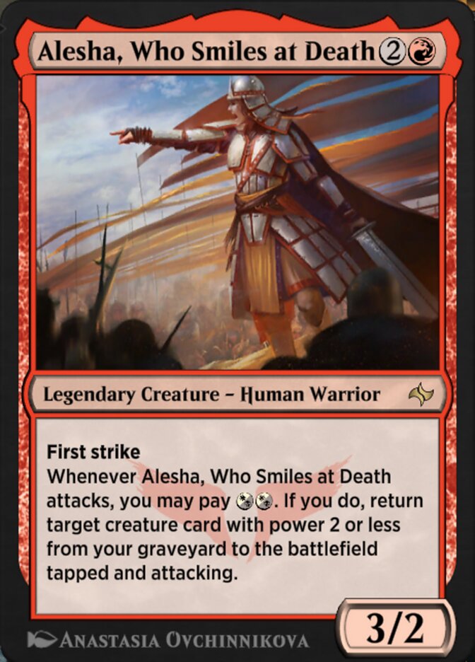 Alesha, Who Smiles at Death EA1-8 Explorer Anthology 1 Magic card