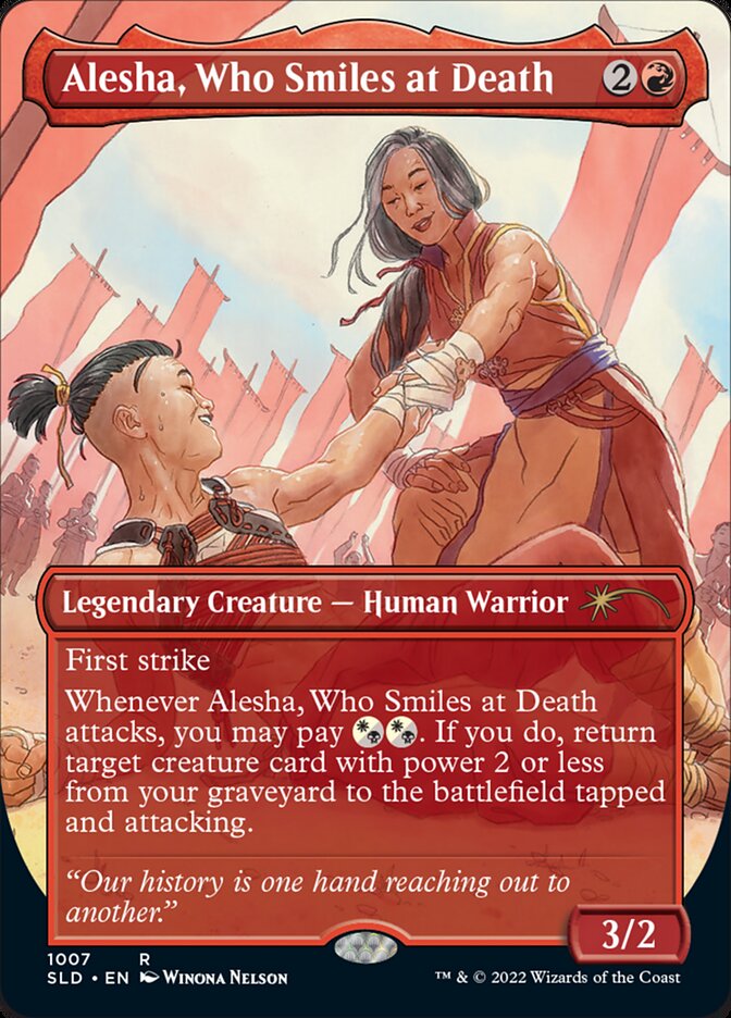 Alesha, Who Smiles at Death SLD-1007 Secret Lair Drop Magic card