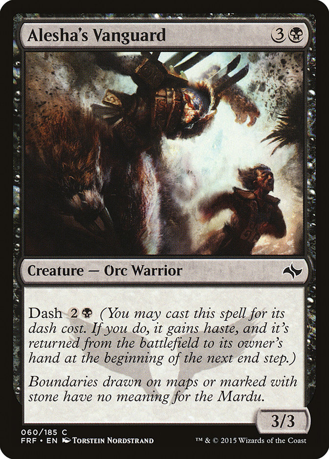 Alesha's Vanguard FRF-60 Fate Reforged Magic card