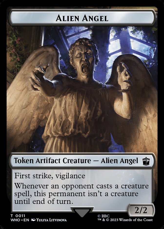 Alien Angel TWHO-11 Doctor Who Tokens Magic card