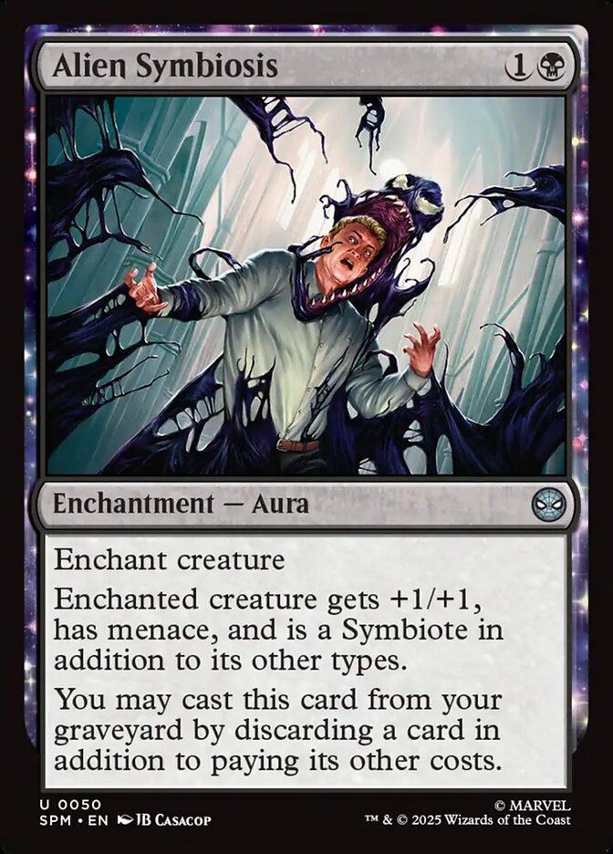Alien Symbiosis SPM-50 Marvel's Spider-Man Magic card