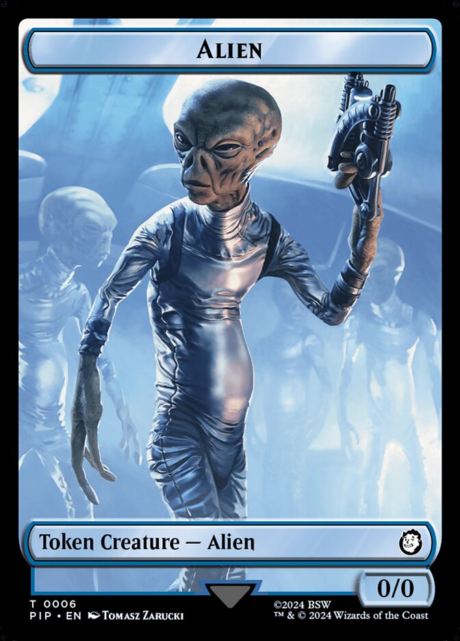Alien TPIP-6 Fallout Tokens Magic card
