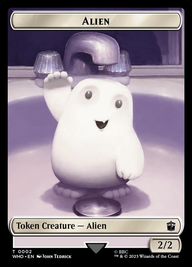 Alien TWHO-2 Doctor Who Tokens Magic card