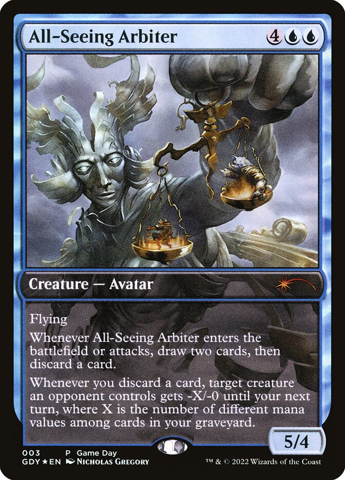 All-Seeing Arbiter GDY-3 Game Day Promos Magic card