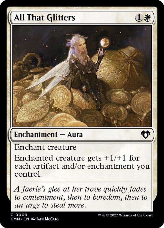 All That Glitters CMM-9 Commander Masters Magic card