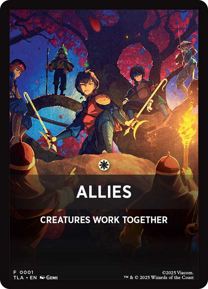 Allies FTLA-1 Avatar: The Last Airbender Front Cards Magic card
