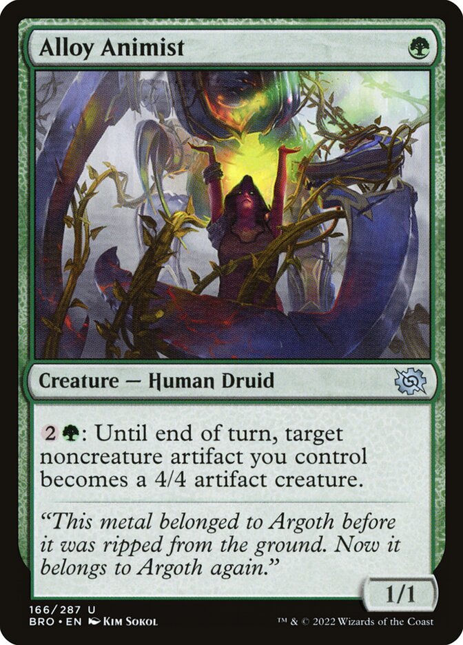 Alloy Animist BRO-166 The Brothers' War Magic card