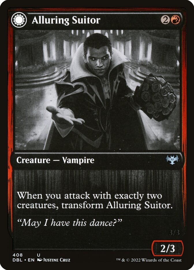 Alluring Suitor // Deadly Dancer DBL-408 Innistrad: Double Feature Magic card