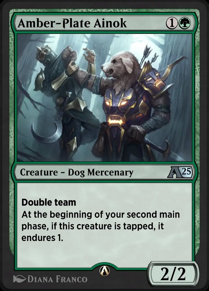 Amber-Plate Ainok YTDM-15 Alchemy: Tarkir Magic card