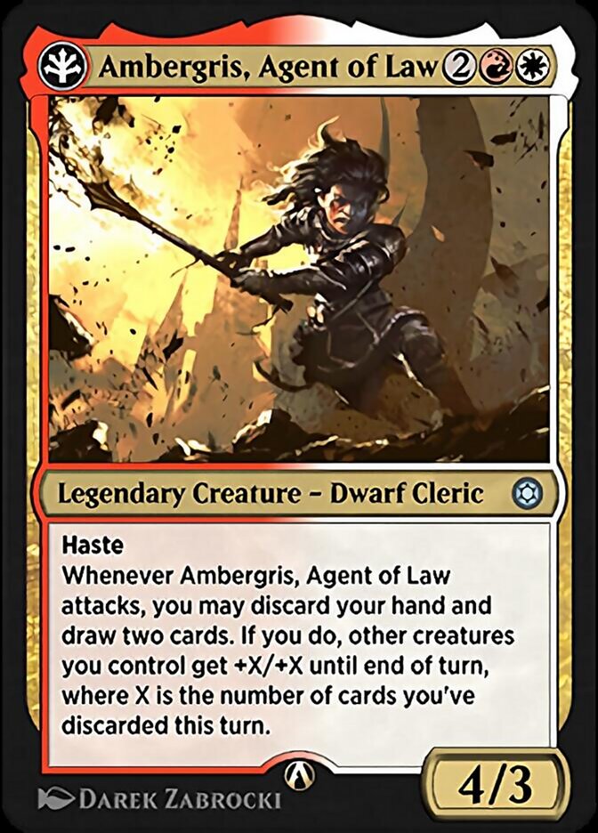 Ambergris, Agent of Law HBG-12W Alchemy Horizons: Baldur's Gate Magic card