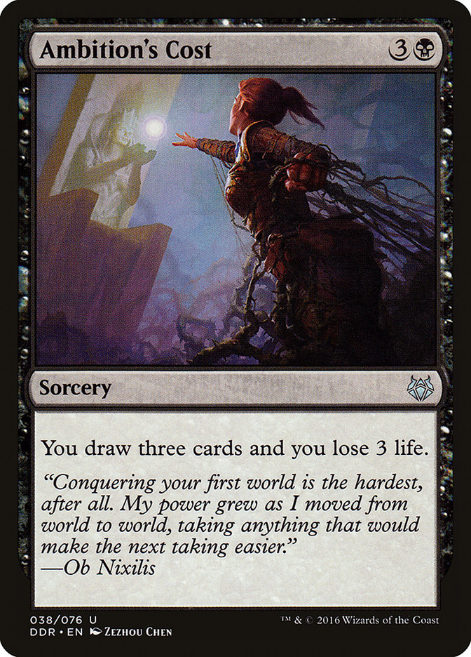 Ambition's Cost DDR-38 Duel Decks: Nissa vs. Ob Nixilis Magic card