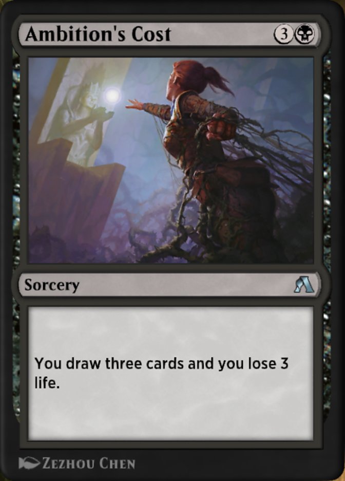 Ambition's Cost XANA-25 Arena New Player Experience Extras Magic card