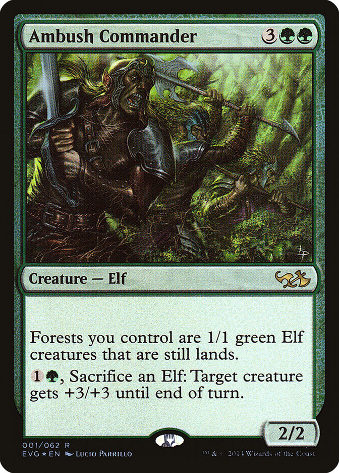 Ambush Commander EVG-1 Duel Decks Anthology: Elves vs. Goblins Magic card