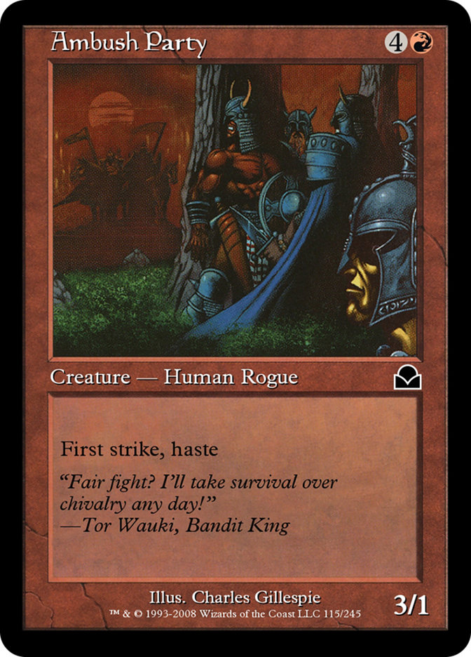 Ambush Party ME2-115 Masters Edition II Magic card