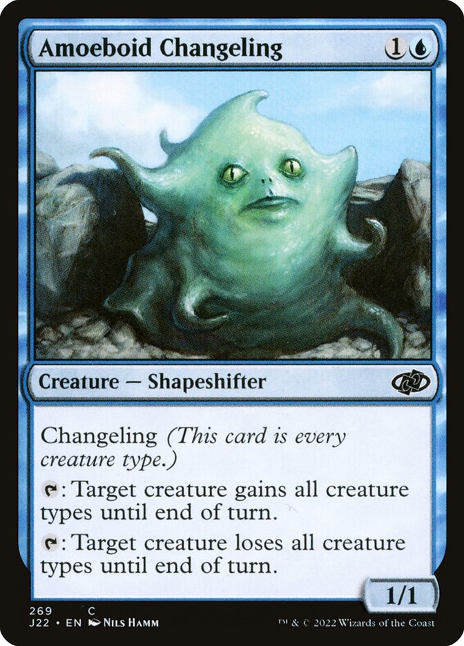Amoeboid Changeling J22-269 Jumpstart 2022 Magic card