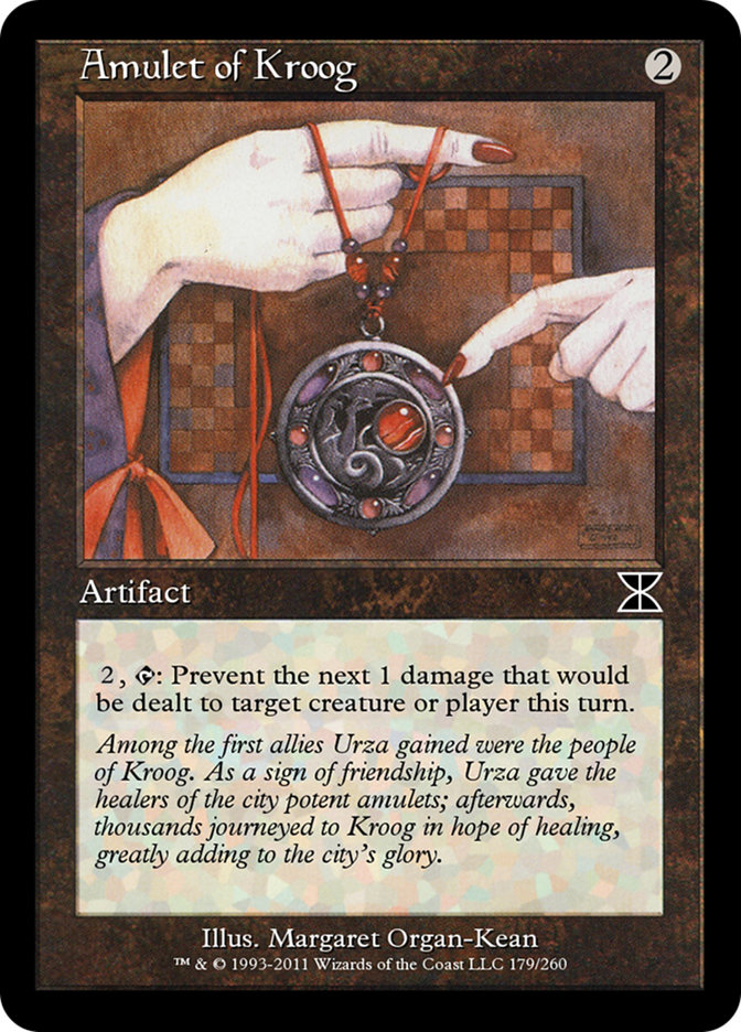 Amulet of Kroog ME4-179 Masters Edition IV Magic card