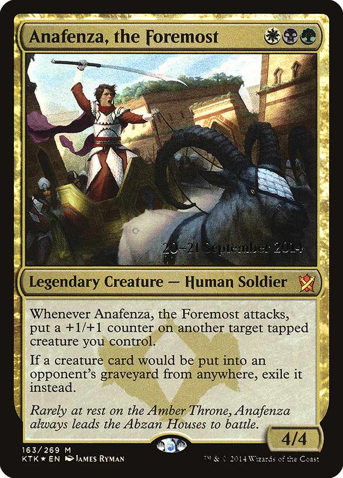 Anafenza, the Foremost PKTK-163S Khans of Tarkir Promos Magic card
