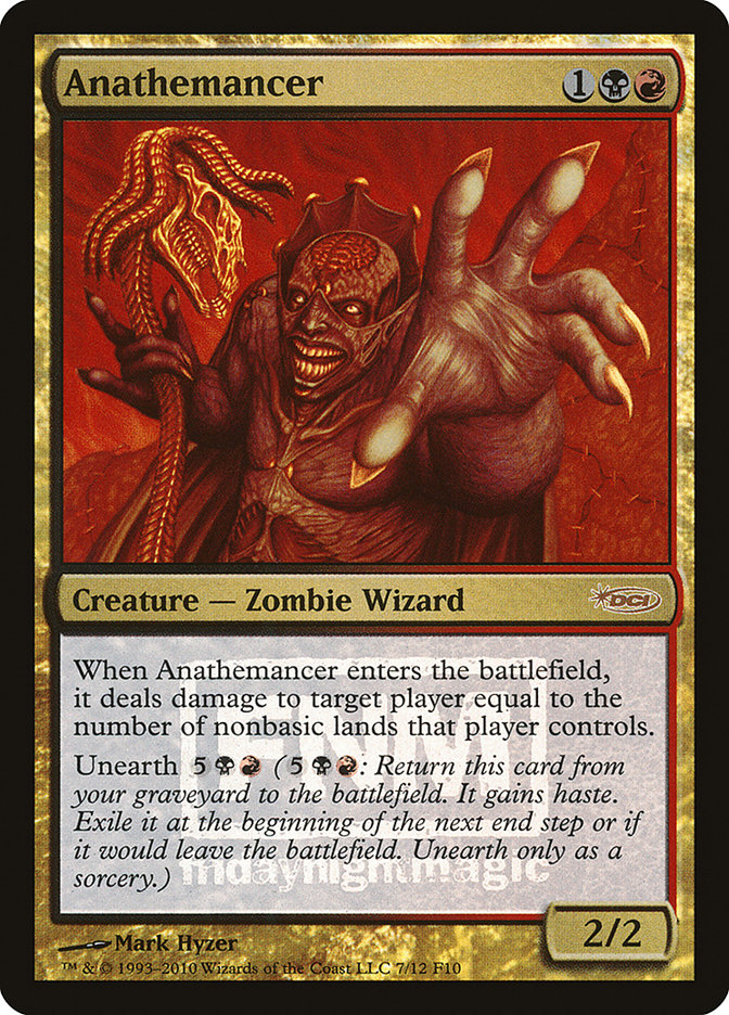 Anathemancer F10-7 Friday Night Magic 2010 Magic card