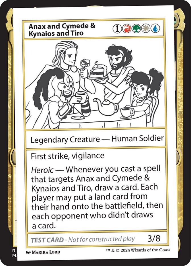 Anax and Cymede & Kynaios and Tiro MB2-589 Mystery Booster 2 Magic card