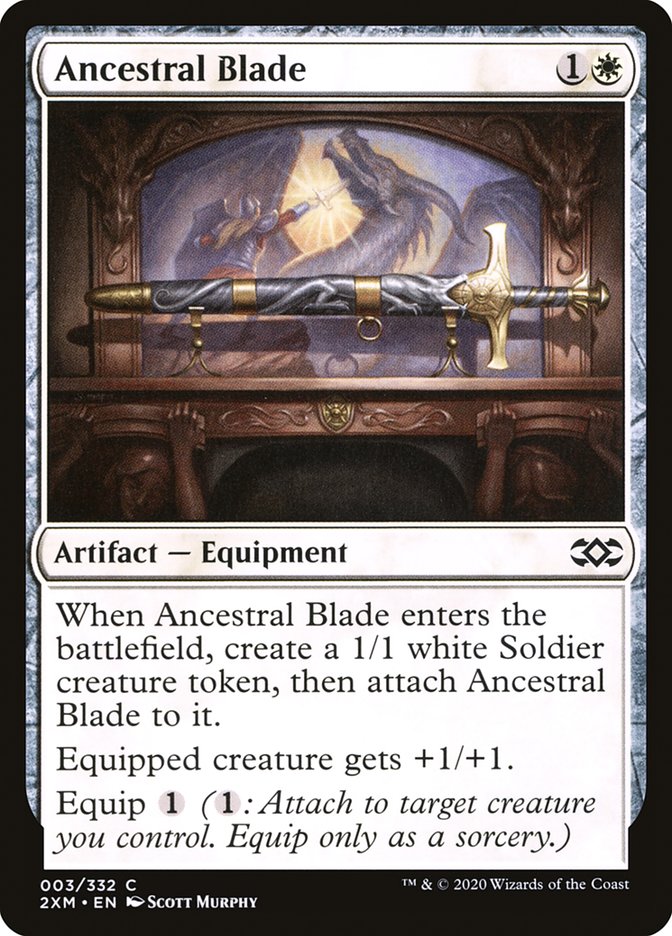 Ancestral Blade 2XM-3 Double Masters Magic card