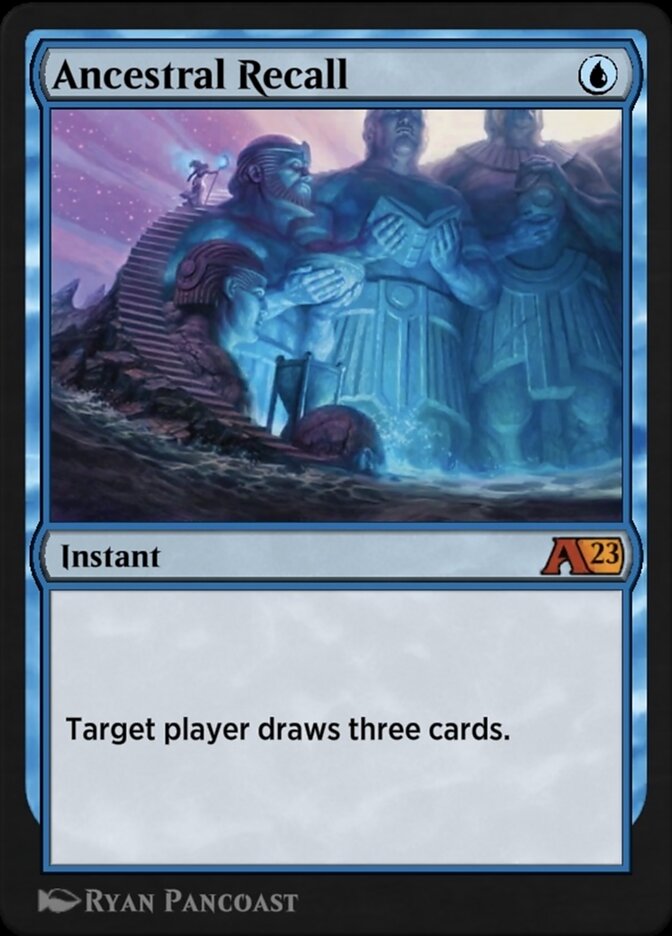 Ancestral Recall YDMU-32 Alchemy: Dominaria Magic card