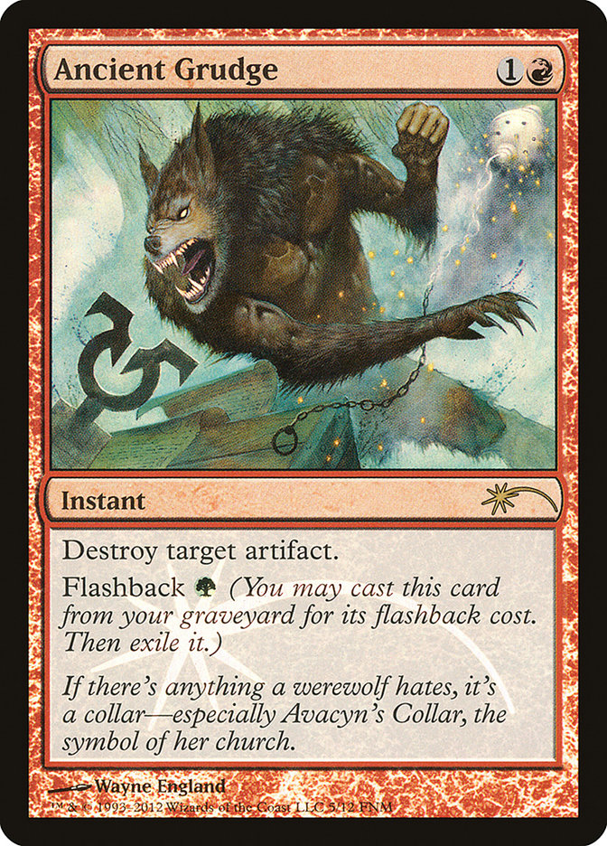 Ancient Grudge F12-5 Friday Night Magic 2012 Magic card