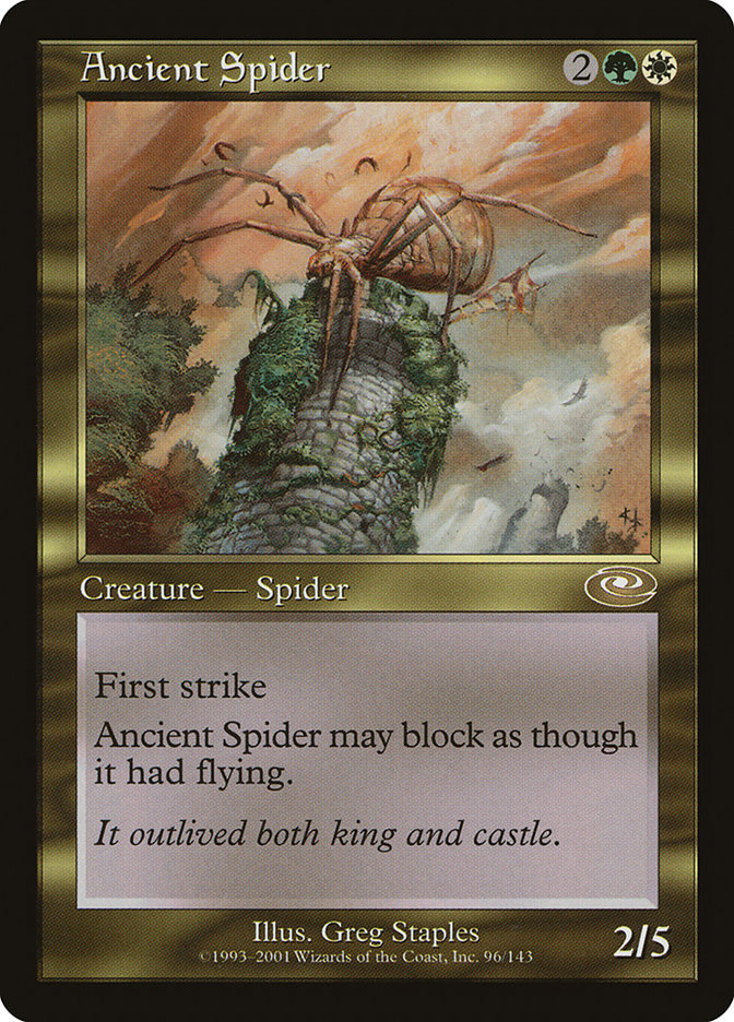 Ancient Spider PLS-96 Planeshift Magic card