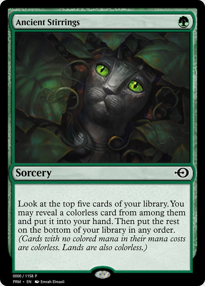 Ancient Stirrings PRM-70944 Magic Online Promos Magic card
