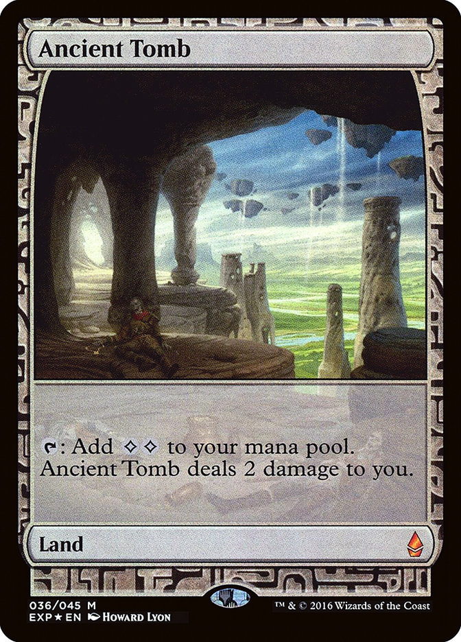 Ancient Tomb EXP-36 Zendikar Expeditions Magic card