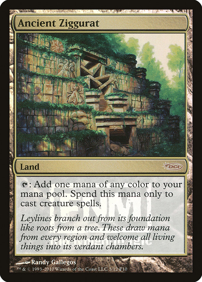Ancient Ziggurat F10-3 Friday Night Magic 2010 Magic card