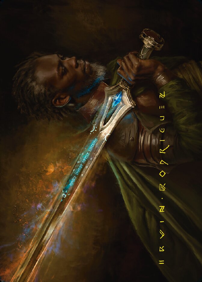 Andúril, Flame of the West // Andúril, Flame of the West ALTR-28 Tales of Middle-earth Art Series Magic card
