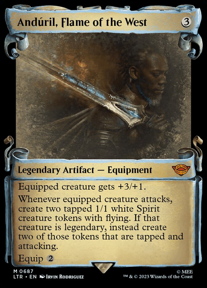 Andúril, Flame of the West LTR-687 The Lord of the Rings: Tales of Middle-earth Magic card