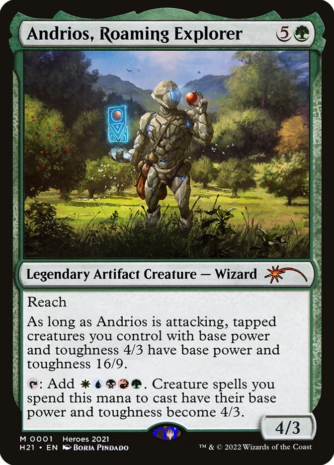Andrios, Roaming Explorer PH21-1 2021 Heroes of the Realm Magic card