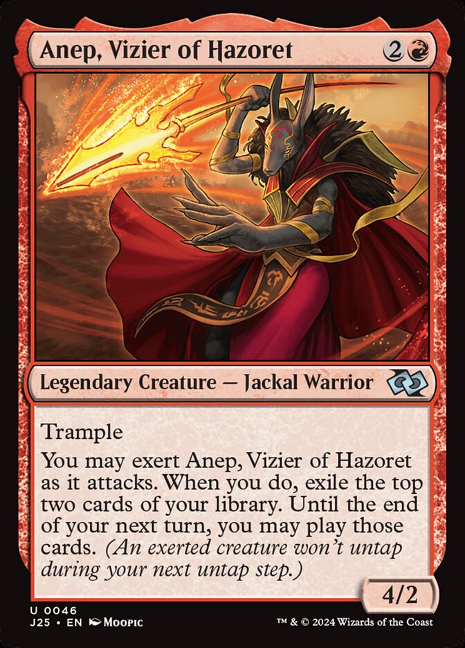 Anep, Vizier of Hazoret J25-46 Foundations Jumpstart Magic card