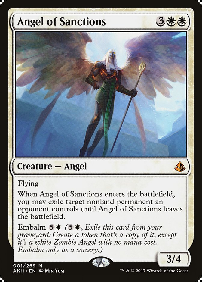 Angel of Sanctions AKH-1 Amonkhet Magic card