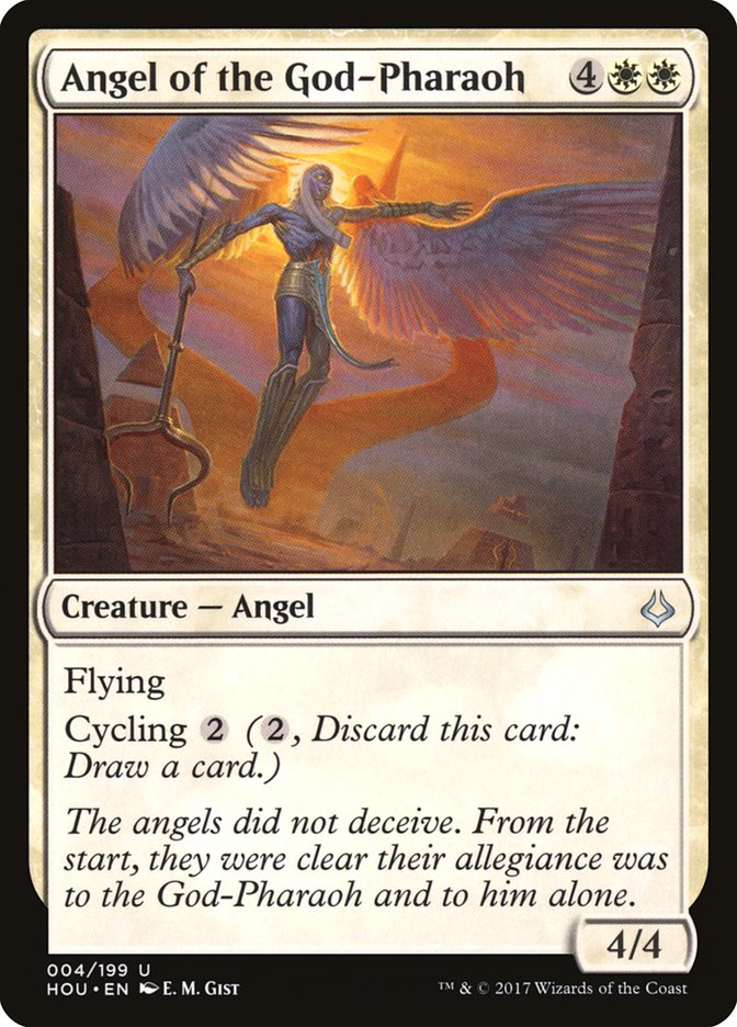 Angel of the God-Pharaoh HOU-4 Hour of Devastation Magic card