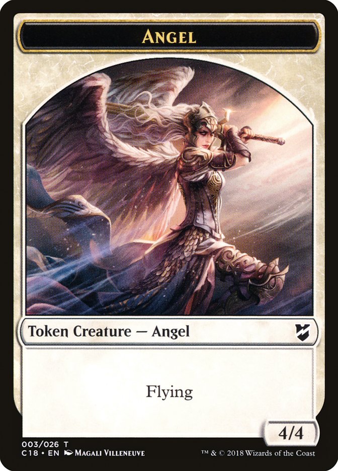 Angel TC18-3 Commander 2018 Tokens Magic card