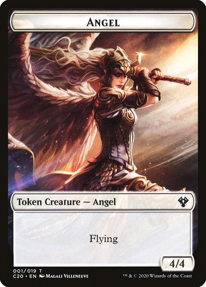 Angel TC20-1 Commander 2020 Tokens Magic card