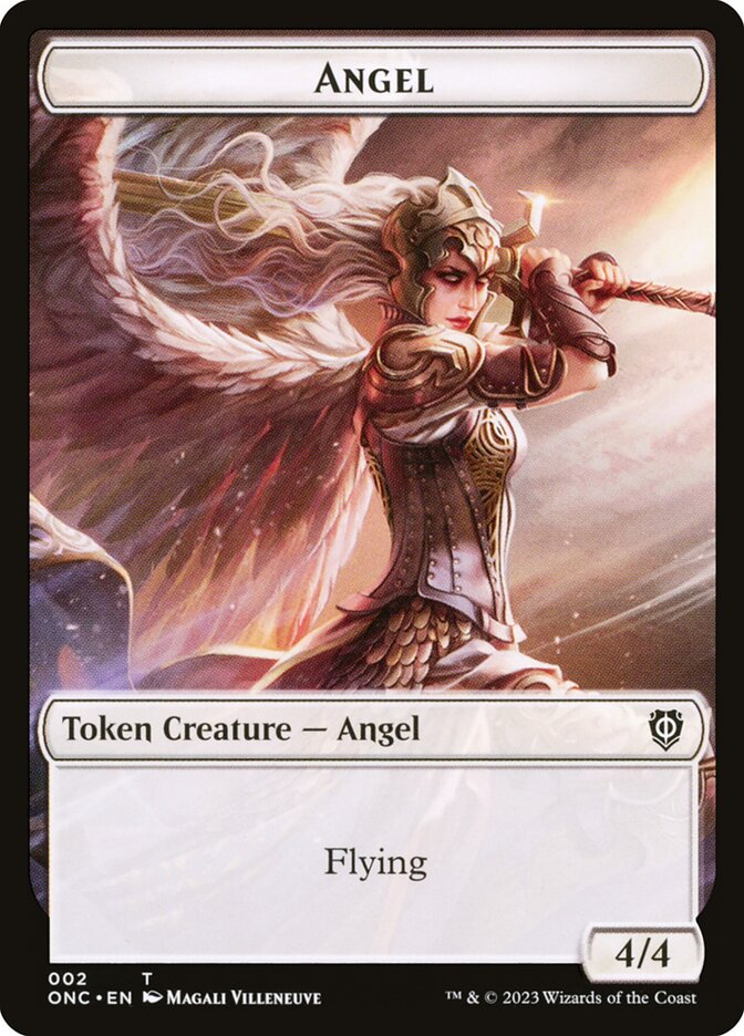 Angel TONC-2 Phyrexia: All Will Be One Commander Tokens Magic card