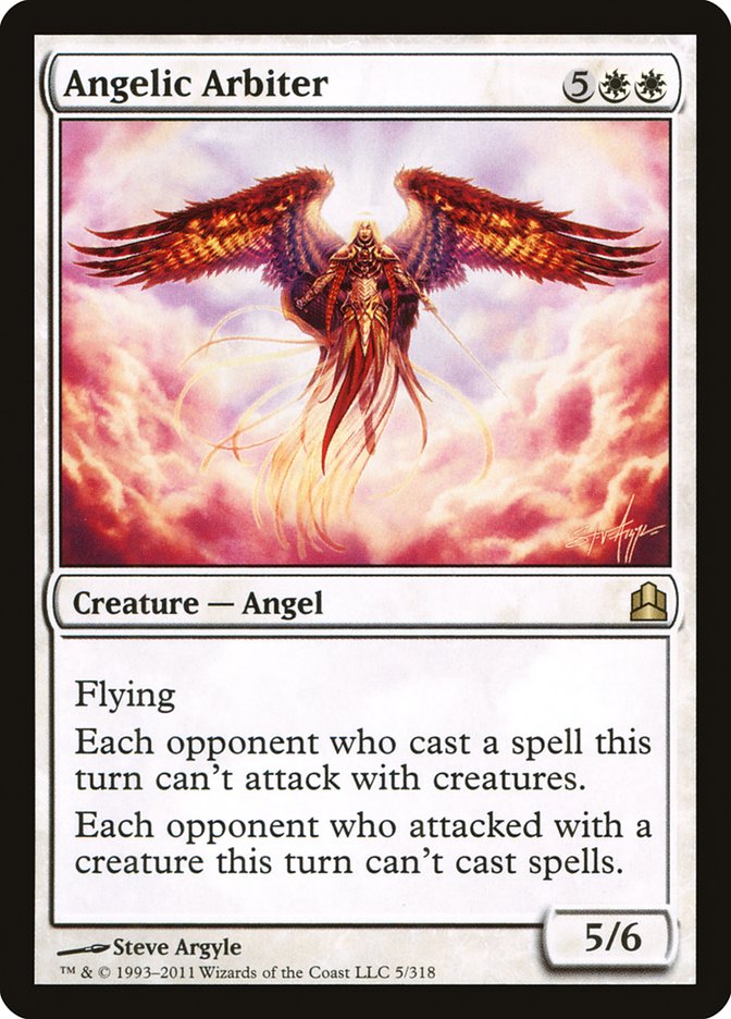 Angelic Arbiter CMD-5 Commander 2011 Magic card